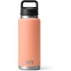 YETI Rambler 36 oz Bottle, Vacuum Insulated, Leakproof, Stainless Steel with Chug Cap(Lowcountry Peach)