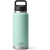YETI Rambler 36 oz Bottle, Vacuum Insulated, Leakproof, Stainless Steel with Chug Cap(Seafoam)