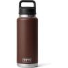 YETI Rambler 36 oz Bottle, Vacuum Insulated, Leakproof, Stainless Steel with Chug Cap(Wetlands Brown)