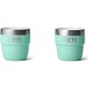 YETI Rambler 4 oz Stackable Cup, Stainless Steel, Vacuum Insulated Espresso/Coffee Cup, 2 Pack(Seafoam)