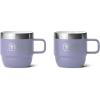 YETI Rambler 6 oz Stackable Mug, Stainless Steel, Vacuum Insulated Espresso/Coffee Mug, 2 Pack(Cosmic Lilac)