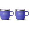 YETI Rambler 6 oz Stackable Mug, Stainless Steel, Vacuum Insulated Espresso/Coffee Mug, 2 Pack(Ultramarine Violet)