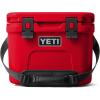 YETI Roadie 15 Hard Cooler with DoubleDuty Shoulder Strap(Rescue Red)