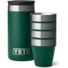 YETI Shot Glasses with Carrying Case, Set of 4(Black Forest Green)