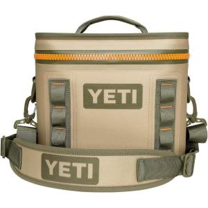YETI Hopper Flip 8 Portable Soft Cooler(Field Tan/Blaze Orange)