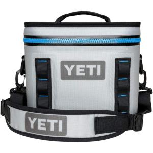 YETI Hopper Flip 8 Portable Soft Cooler(Fog Gray/Tahoe Blue)