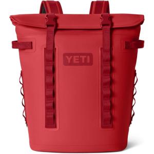 YETI Hopper M Series Backpack Soft Sided Coolers with MagShield Access(Rescue Red)