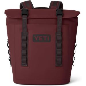 YETI Hopper M Series Backpack Soft Sided Coolers with MagShield Access(Wild Vine Red)