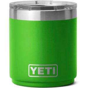 YETI Rambler 10 oz Stackable Lowball 2.0, Vacuum Insulated, Stainless Steel with MagSlider Lid, Black Stone(Canopy Green)
