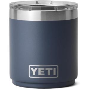 YETI Rambler 10 oz Stackable Lowball 2.0, Vacuum Insulated, Stainless Steel with MagSlider Lid, Black Stone(Navy)