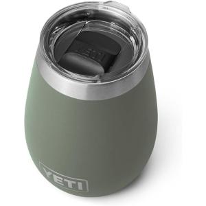 YETI Rambler 10 oz Wine Tumbler, Vacuum Insulated, Stainless Steel with MagSlider Lid, Seafoam(Camp Green)