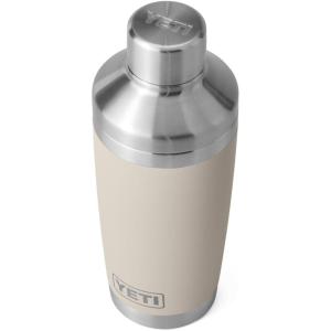 YETI Rambler 20 oz Cocktail Shaker, Stainless Steel, Vacuum Insulated, Black Forest Green(Cape Taupe)
