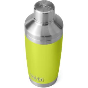YETI Rambler 20 oz Cocktail Shaker, Stainless Steel, Vacuum Insulated, Black Forest Green(Chartreuse)