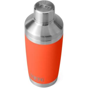 YETI Rambler 20 oz Cocktail Shaker, Stainless Steel, Vacuum Insulated, Black Forest Green(Papaya)