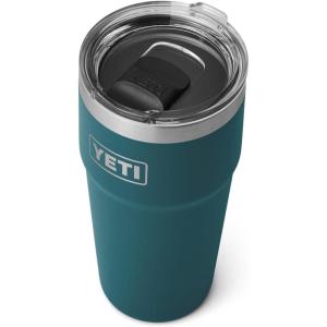 YETI Rambler 20 oz Stackable Tumbler, Stainless Steel, Vacuum Insulated with MagSlider Lid(Agave Teal)