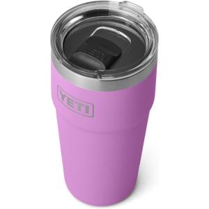 YETI Rambler 20 oz Stackable Tumbler, Stainless Steel, Vacuum Insulated with MagSlider Lid(Desert Bloom)
