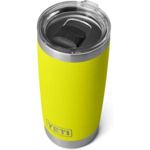 YETI Rambler 20 oz Stainless Steel Vacuum Insulated Tumbler w/MagSlider Lid(Firefly Yellow)