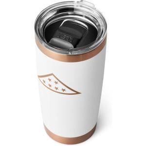 YETI Rambler 20 oz Stainless Steel Vacuum Insulated Tumbler w/MagSlider Lid(Folds of Honor – White)