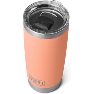 YETI Rambler 20 oz Stainless Steel Vacuum Insulated Tumbler w/MagSlider Lid(Low Country Peach)