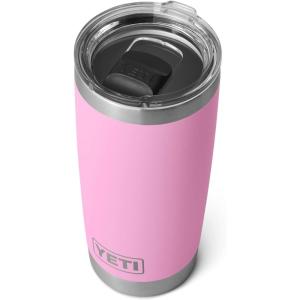 YETI Rambler 20 oz Stainless Steel Vacuum Insulated Tumbler w/MagSlider Lid(Power Pink)