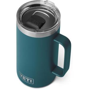 YETI Rambler 24 oz Mug, Vacuum Insulated, Stainless Steel with MagSlider Lid(Agave Teal)