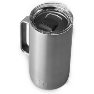 YETI Rambler 24 oz Mug, Vacuum Insulated, Stainless Steel with MagSlider Lid(Stainless)