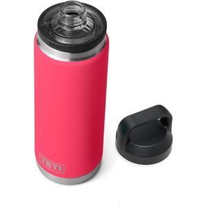 YETI Rambler 26 oz Bottle, Vacuum Insulated, Leakproof, Stainless Steel with Chug Cap(Bimini Pink)