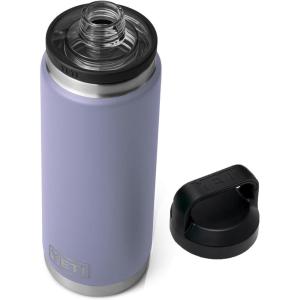 YETI Rambler 26 oz Bottle, Vacuum Insulated, Leakproof, Stainless Steel with Chug Cap(Cosmic Lilac)