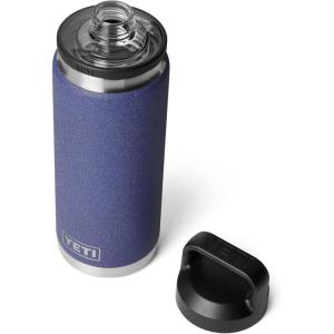YETI Rambler 26 oz Bottle, Vacuum Insulated, Leakproof, Stainless Steel with Chug Cap(Moon Dust – Textured)