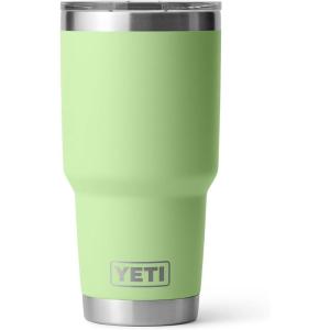 YETI Rambler 30 oz Stainless Steel Vacuum Insulated Tumbler w/MagSlider Lid, Navy(Key Lime)