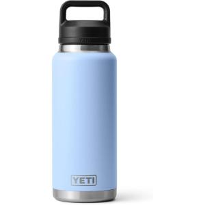 YETI Rambler 36 oz Bottle, Vacuum Insulated, Leakproof, Stainless Steel with Chug Cap(Big Sky Blue)