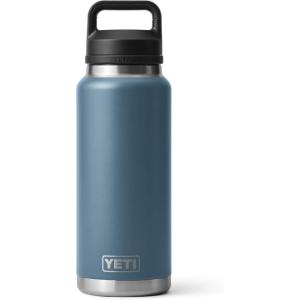 YETI Rambler 36 oz Bottle, Vacuum Insulated, Leakproof, Stainless Steel with Chug Cap(Nordic Blue)