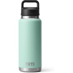 YETI Rambler 36 oz Bottle, Vacuum Insulated, Leakproof, Stainless Steel with Chug Cap(Seafoam)