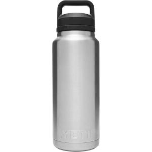 YETI Rambler 36 oz Bottle, Vacuum Insulated, Leakproof, Stainless Steel with Chug Cap(Stainless)