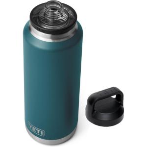 YETI Rambler 46 oz Bottle, Vacuum Insulated, Leakproof, Stainless Steel with Chug Cap(Agave Teal)