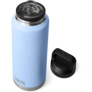 YETI Rambler 46 oz Bottle, Vacuum Insulated, Leakproof, Stainless Steel with Chug Cap(Big Sky Blue)