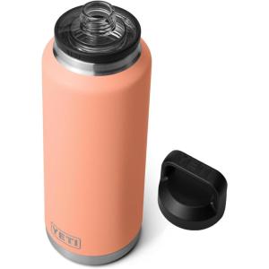 YETI Rambler 46 oz Bottle, Vacuum Insulated, Leakproof, Stainless Steel with Chug Cap(Lowcountry Peach)