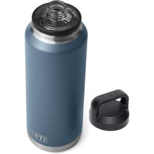 YETI Rambler 46 oz Bottle, Vacuum Insulated, Leakproof, Stainless Steel with Chug Cap(Nordic Blue)