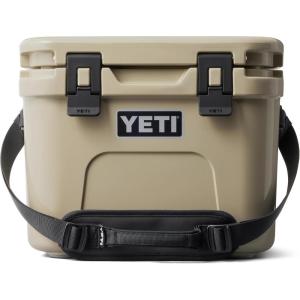 YETI Roadie 15 Hard Cooler with DoubleDuty Shoulder Strap(Tan)