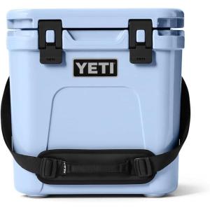 YETI Roadie 24 2.0 Hard Cooler with DoubleDuty Shoulder Strap and Drain Plug(Big Sky Blue)