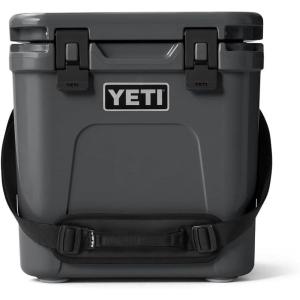 YETI Roadie 24 2.0 Hard Cooler with DoubleDuty Shoulder Strap and Drain Plug(Charcoal)