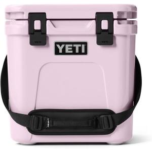 YETI Roadie 24 2.0 Hard Cooler with DoubleDuty Shoulder Strap and Drain Plug(Cherry Blossom)