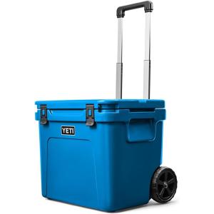 YETI Roadie 60 Wheeled Cooler with Retractable Periscope Handle(Big Wave Blue)