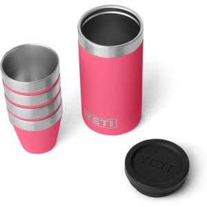 YETI Shot Glasses with Carrying Case, Set of 4(Tropical Pink)