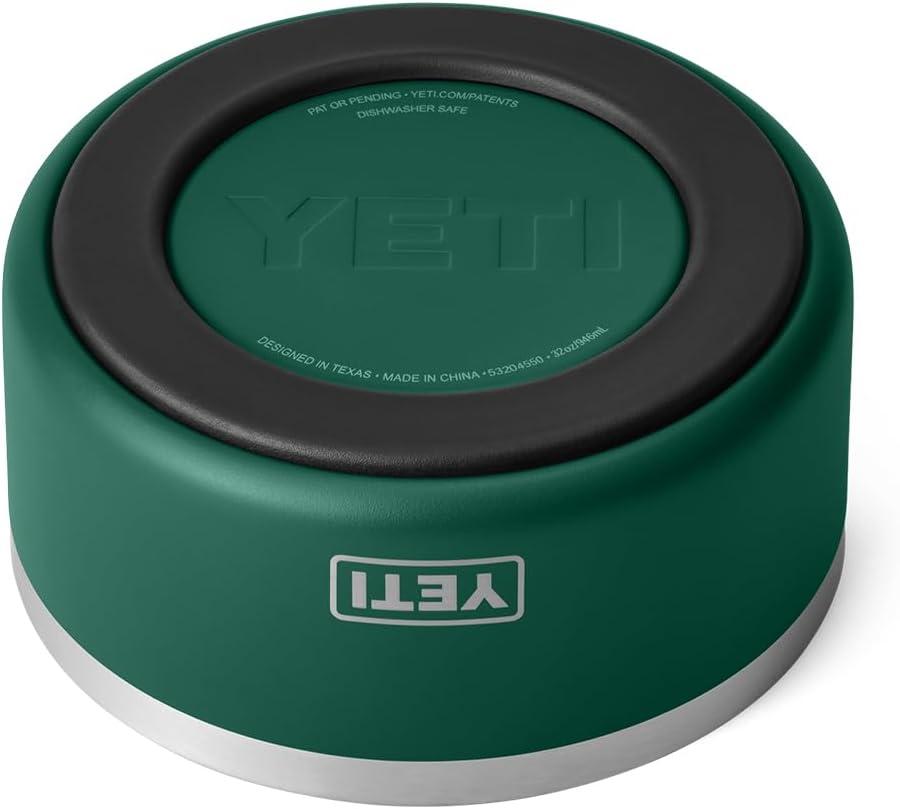 imageYETI Boomer 4 Stainless Steel NonSlip Dog Bowl Holds 32 OuncesBlack Forest Green