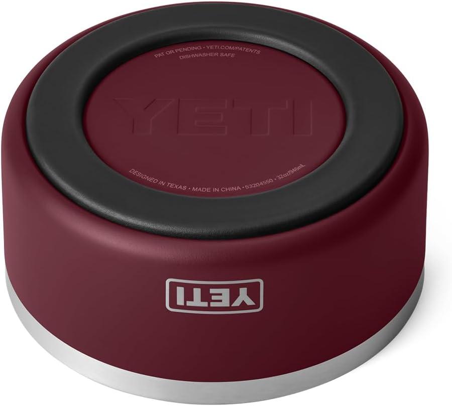 imageYETI Boomer 4 Stainless Steel NonSlip Dog Bowl Holds 32 OuncesWild Vine Red