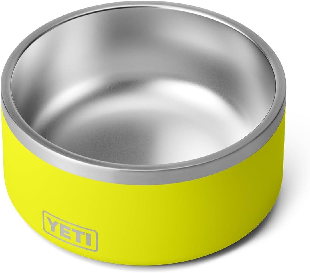 imageYETI Boomer 8 Stainless Steel NonSlip Dog Bowl Holds 64 OuncesFirefly Yellow