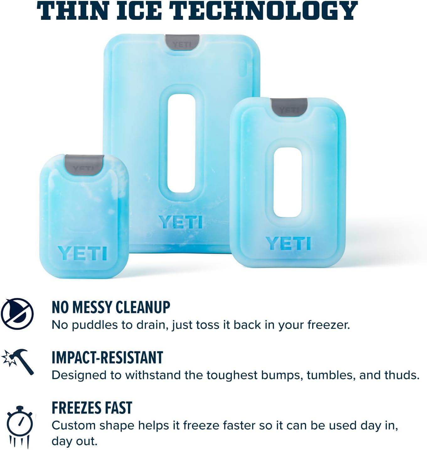 imageYETI ICE Sheet Refreezable Reusable Cooler Ice PackLarge