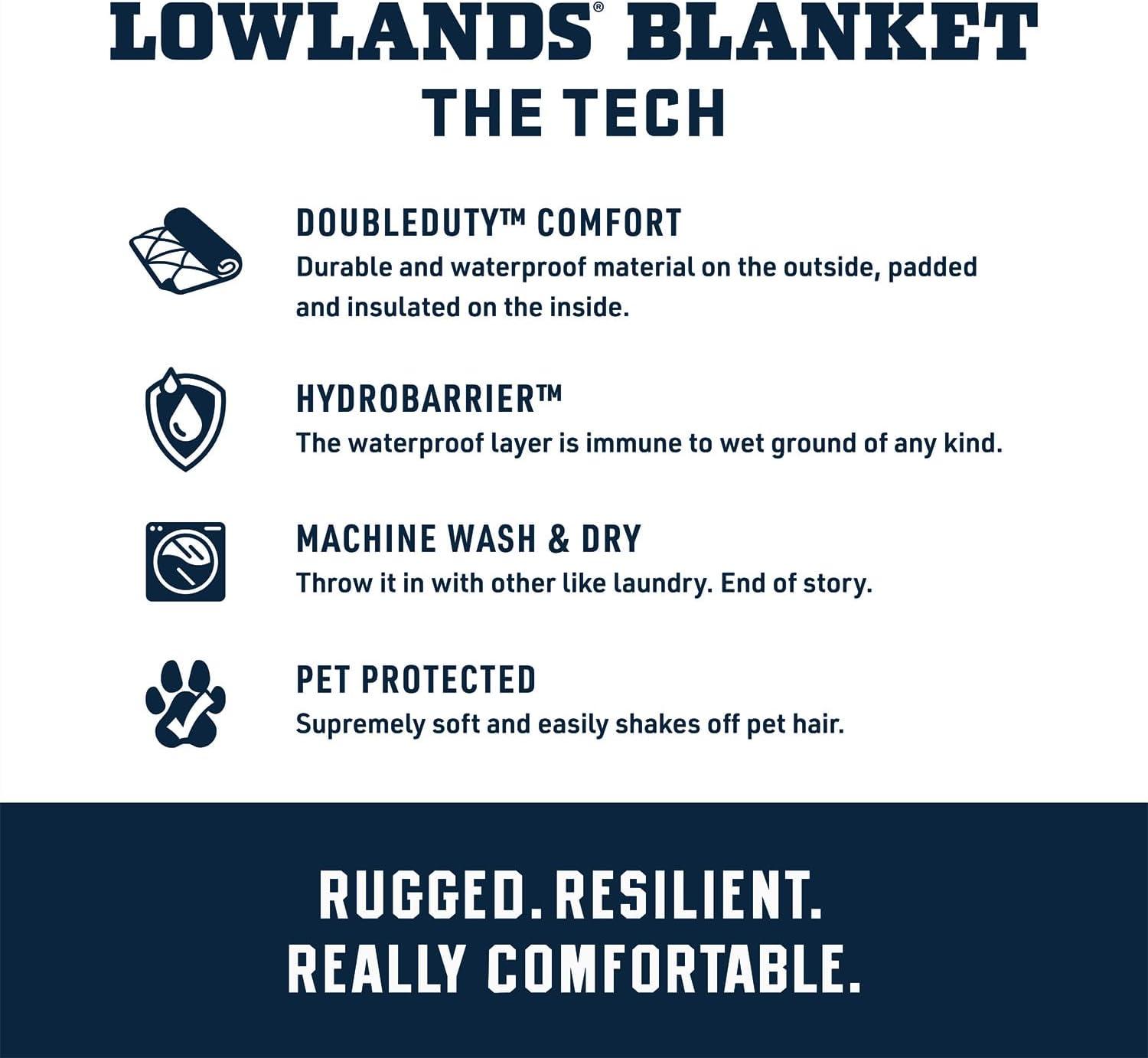 imageYETI Lowlands Blanket MultiUse Blanket with Travel BagNordic Purple