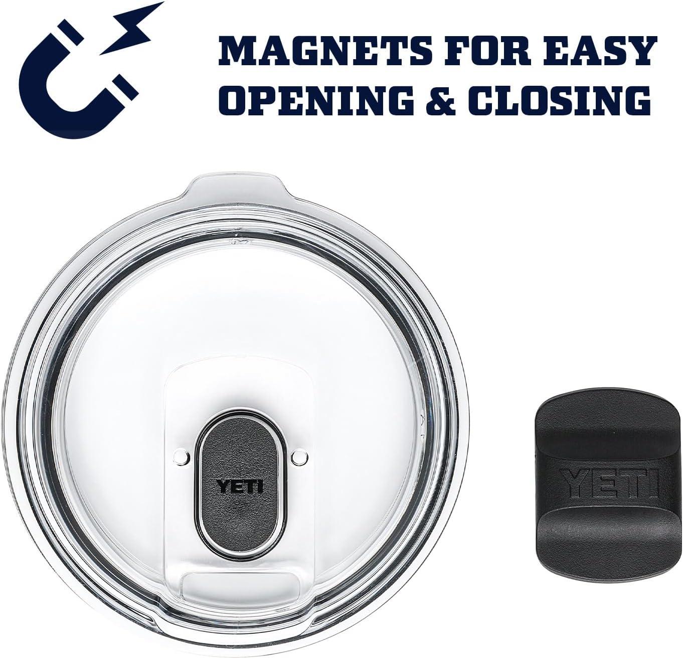 imageYETI Rambler 10 oz Stackable Mug Vacuum Insulated Stainless Steel with MagSlider Lid WhiteWild Vine Red